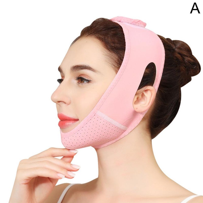 V-face inflatable face mask, face-shaping air pressure sleep mask, lifting and firming face bandage, masseter muscle and double chin.